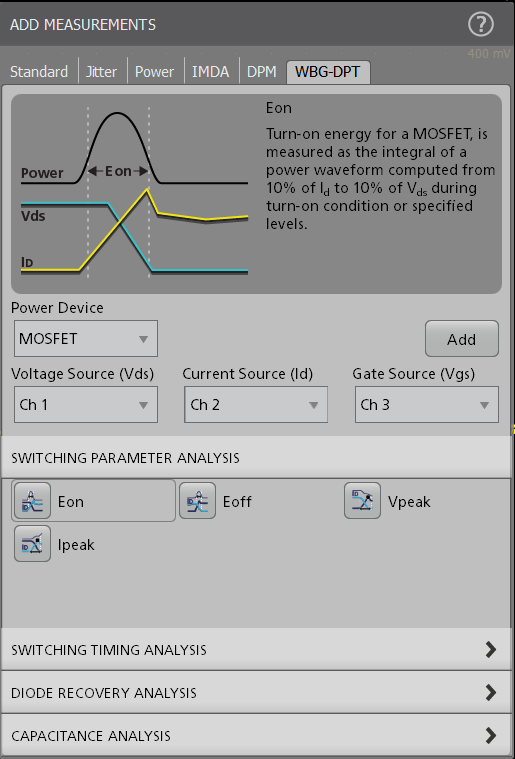 使用MSO 5/6內(nèi)置AWG進行功率半導(dǎo)體器件的雙脈沖測試 使用MSO 5/6內(nèi)置AWG進行功率半導(dǎo)體器件的雙脈沖測試