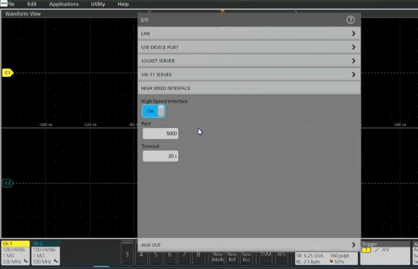 開啟TekHSI高速接口功能，加速波形數(shù)據(jù)遠程傳輸
