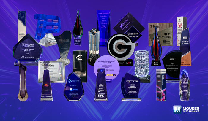 再創(chuàng)佳績！貿(mào)澤電子2024年狂攬全球制造商25+項頂尖代理大獎