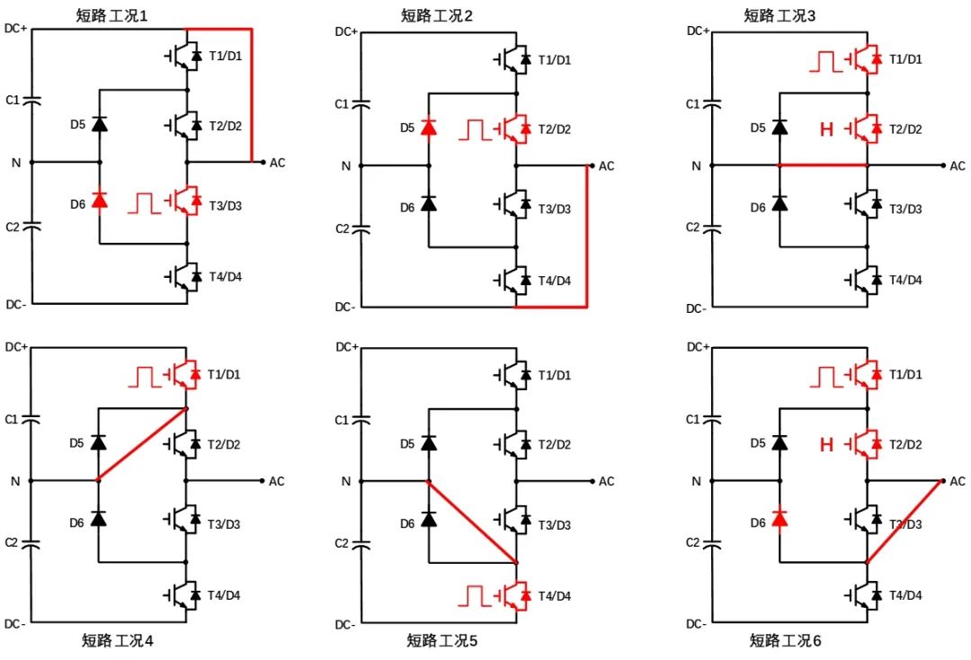 I-NPC三電平電路的雙脈沖及短路測試方法 I-NPC三電平電路的雙脈沖及短路測試方法