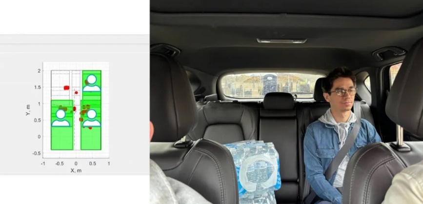 通過單芯片 60GHz 毫米波雷達傳感器，降低車內傳感的復雜性和成本